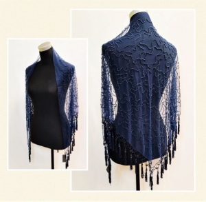 Beaded shawl 02-424E